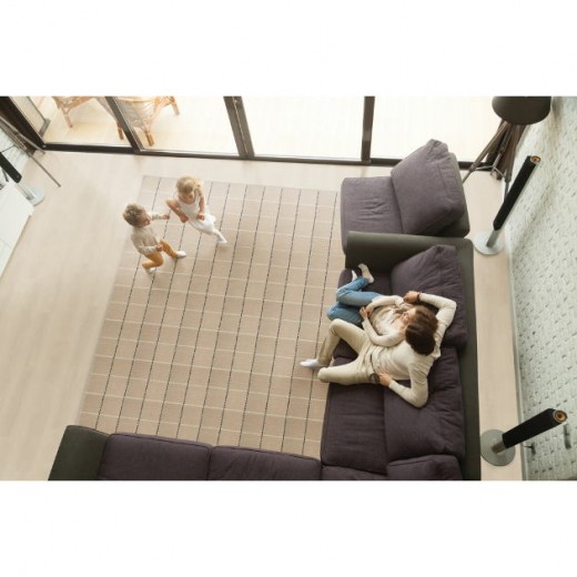 Custom Fairway Ecru, 100% UV Stabilized Polysilk Area Rug