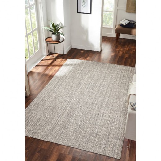 Custom Dovetail Taupe, 100% UV Stabilized Royaltron polypropylene. Area Rug