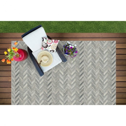 Custom Meadowstone Marina, 100% SD UV Stabilized Polysilk Area Rug