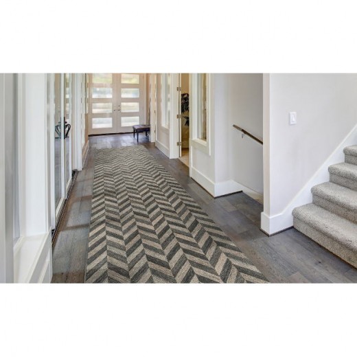 Custom Meadowstone Stone, 100% SD UV Stabilized Polysilk Area Rug