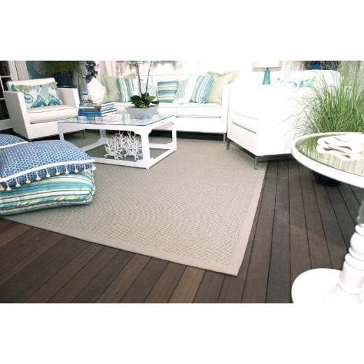 Custom Lantern Frost, 100% UV Stabilized Royaltron Polypropylene Area Rug