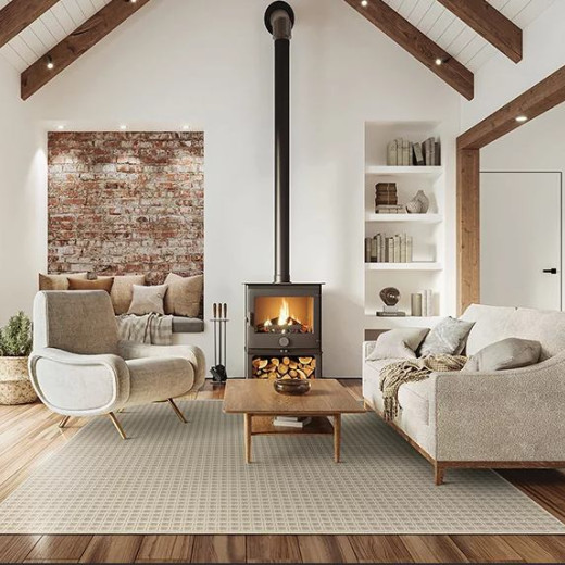 Custom Palisade Light Grey, 100% Wool Area Rug