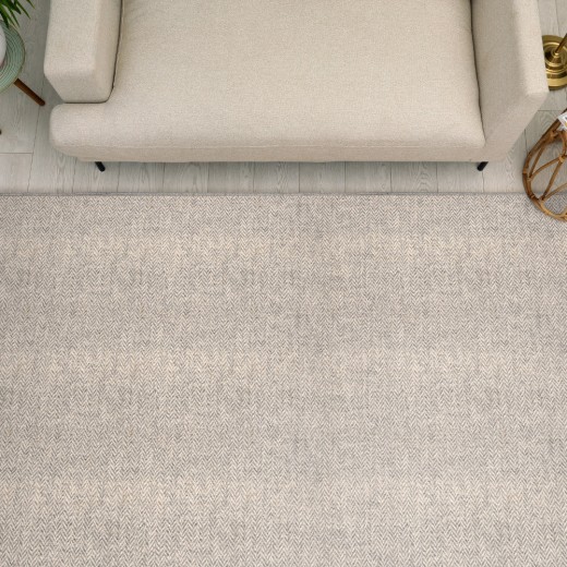 Custom Paradox Bone, 100% New Zealand Wool Area Rug