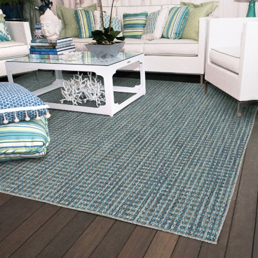 Custom Sandstorm Wave, 100% UV Stabilized Royaltron polypropylene. Area Rug