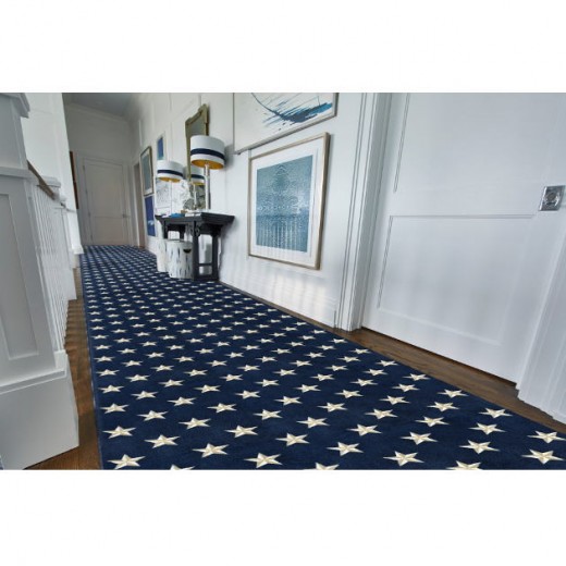 Custom Twilight Navy, 100% Nylon Area Rug