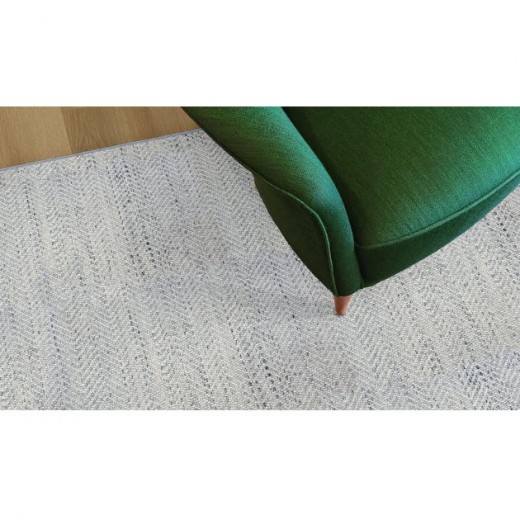 Custom Laurel Silver Lining, 55% Wool/45% Polysilk Area Rug