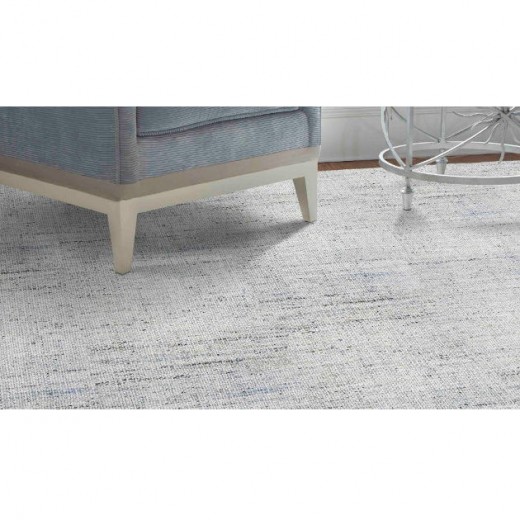 Custom Urbanite Silver Lining, 55% Wool/45% Polysilk Area Rug