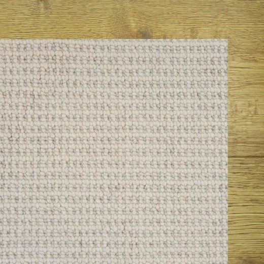 Custom Bolder Pearl, 100% Natural Wool Area Rug