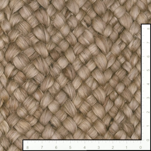 Custom Euphoria Khaki, 100% Jute Area Rug
