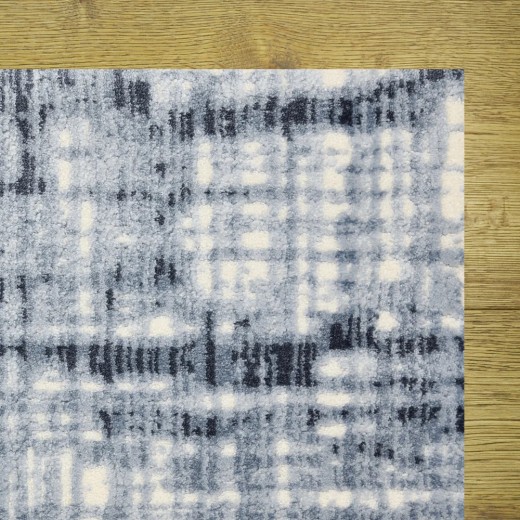 Custom Crystal Ocean, 72% UV Stabilized Royaltron polypropylene and 28% Polysilk Area Rug