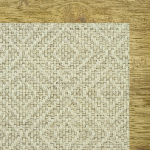 Custom Cypher Cream, 100% Wool Area Rug