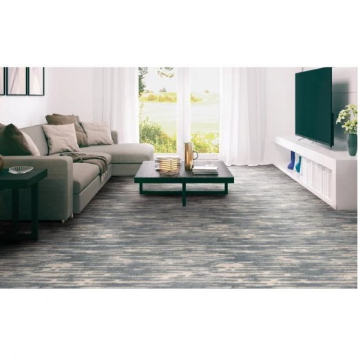 Custom Breakwater Flannel, 50% Polypropylene/50% Polyester Area Rug