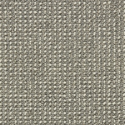Adderbury Granite Ivory Carpet, EccoTex Blended Wool 50% Wool/50% Polyester