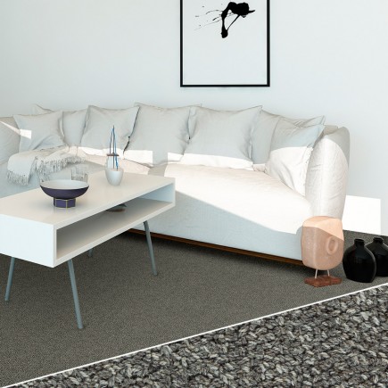 Norfolk Tweed Linen Taupe Carpet, EccoTex Blended Wool 50% Wool/50% Polyester