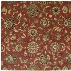 Grand Parterre Kashan Rust Carpet, 100% New Zealand Wool