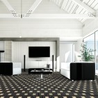 Manhattan Grammercy Carbon Carpet, 100% New Zealand Wool
