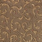 Somerset Scrollwork Khaki Carpet, 100% Opulon (50% Polyester/50% Acrylic)