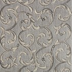 Somerset Scrollwork Silver Carpet, 100% Opulon (50% Polyester/50% Acrylic)