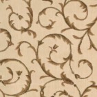 Somerset Scrollwork Vanilla Carpet, 100% Opulon (50% Polyester/50% Acrylic)