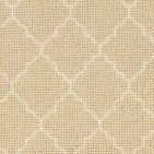 Tangier Trellis Dune Ivory Carpet, 100% New Zealand Wool
