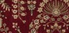 Grand Parterre Sarouk Burgundy Carpet, 100% New Zealand Wool