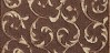 Somerset Scrollwork Brown Carpet, 100% Opulon (50% Polyester/50% Acrylic)