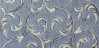 Somerset Scrollwork Light Blue Carpet, 100% Opulon (50% Polyester/50% Acrylic)