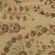 Grand Parterre Sarouk Beige Carpet, 100% New Zealand Wool