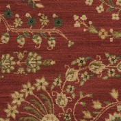 Grand Parterre Sarouk Rust Carpet, 100% New Zealand Wool
